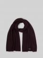 Tom Tailor Schal mit Logo-Badge - Dark Plum Tom Tailor Schal mit Logo-Badge - Dark Plum