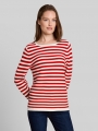 Tom Tailor Strickpullover aus Baumwolle - Soft Red Stripe Tom Tailor Strickpullover aus Baumwolle - Soft Red Stripe