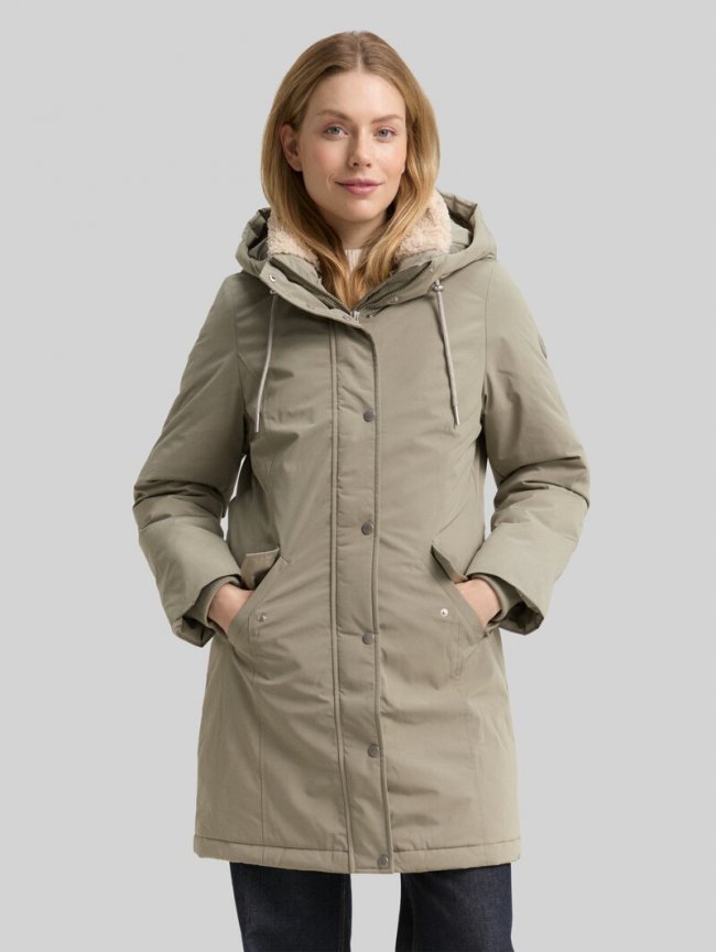 Tom Tailor Winter Parka mit Kapuze - Smoke Olive Tom Tailor Winter Parka mit Kapuze - Smoke Olive