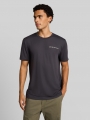 Tom Tailor Mesh T-Shirt mit Rückenprint - Coal Grey Tom Tailor Mesh T-Shirt mit Rückenprint - Coal Grey