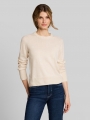 Tom Tailor Strickpullover mit Kaschmir-Anteil - Whisper Offwhite Melange Tom Tailor Strickpullover mit Kaschmir-Anteil - Whisper Offwhite Melange