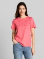 Tom Tailor T-Shirt mit Print - Soft Coral Pink
