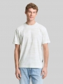 Tom Tailor Relaxed Fit T-Shirt mit Muster - Light Mint White Watery Stripe Tom Tailor Relaxed Fit T-Shirt mit Muster - Light Mint White Watery Stripe