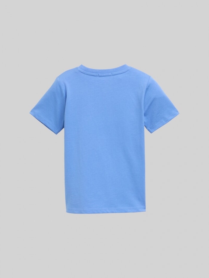 Tom Tailor Glow-in-the-Dark T-Shirt - Soft Mid Blue Tom Tailor Glow-in-the-Dark T-Shirt - Soft Mid Blue