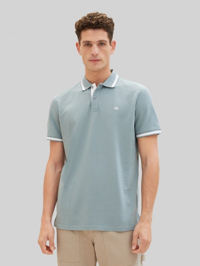 Tom Tailor Poloshirts im 2er-Pack - Sky Captain Blue Tom Tailor Poloshirts im 2er-Pack - Sky Captain Blue