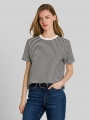 Tom Tailor Boxy Fit T-Shirt - Black White Stripe Tom Tailor Boxy Fit T-Shirt - Black White Stripe