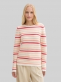 Tom Tailor Strickpullover aus Baumwolle - Peachy Knit Stripe Design Tom Tailor Strickpullover aus Baumwolle - Peachy Knit Stripe Design