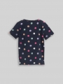 Tom Tailor T-Shirt mit Muster - Dark Blue Multicolor Dot Tom Tailor T-Shirt mit Muster - Dark Blue Multicolor Dot