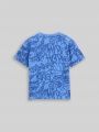 Tom Tailor Oversize T-Shirt mit Allover-Print - Blue Shaded Spray Design Tom Tailor Oversize T-Shirt mit Allover-Print - Blue Shaded Spray Design