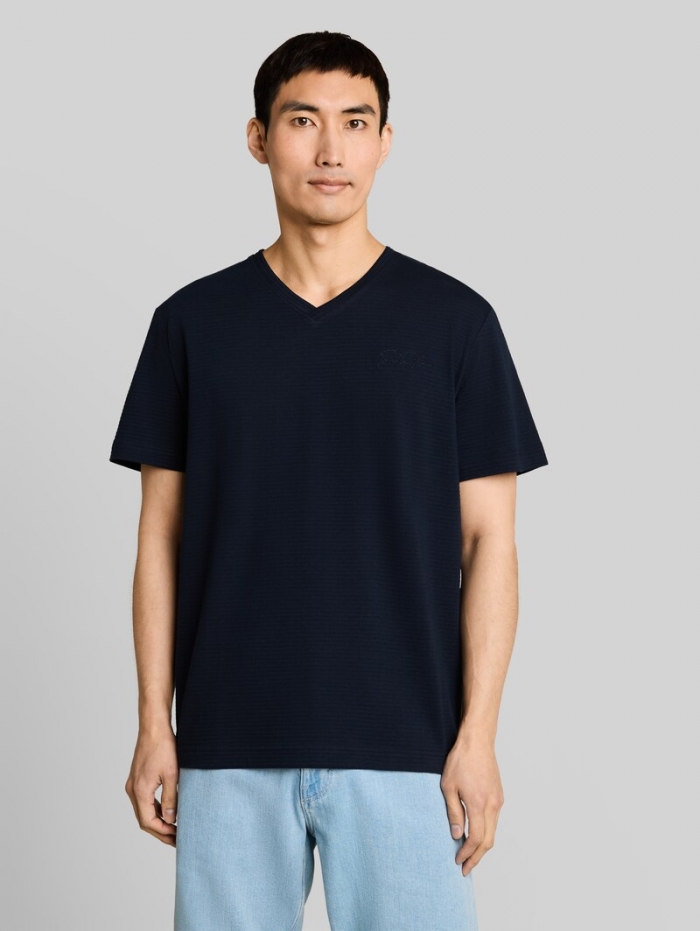 Tom Tailor T-Shirt aus Baumwolle - Sky Captain Blue Tom Tailor T-Shirt aus Baumwolle - Sky Captain Blue
