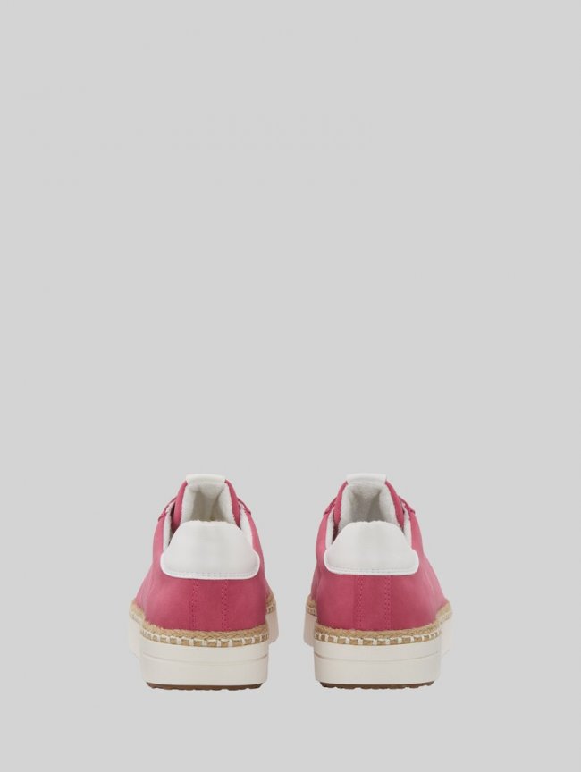 Tom Tailor Sneaker mit Bast-Detail - Pink