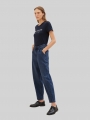 Tom Tailor T-Shirt mit Logo-Stickerei - Sky Captain Blue Tom Tailor T-Shirt mit Logo-Stickerei - Sky Captain Blue