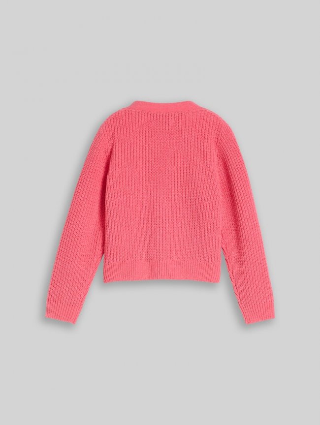 Tom Tailor Cardigan mit V-Ausschnitt - Pink Dream Tom Tailor Cardigan mit V-Ausschnitt - Pink Dream