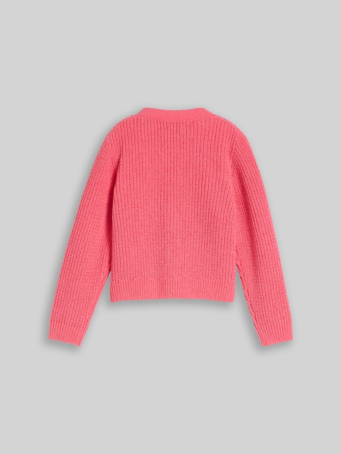 Tom Tailor Cardigan mit V-Ausschnitt - Pink Dream Tom Tailor Cardigan mit V-Ausschnitt - Pink Dream