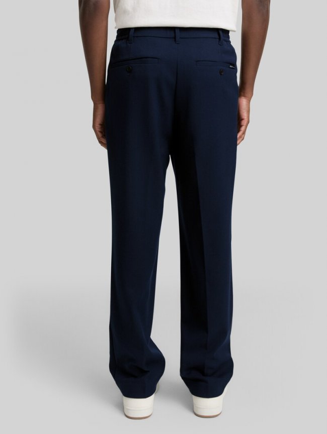 Tom Tailor TTLoose Chino Hose mit Bügelfalte - Sky Captain Blue Tom Tailor TTLoose Chino Hose mit Bügelfalte - Sky Captain Blue