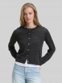 Tom Tailor Cardigan mit Rundhalsausschnitt - Shale Grey Melange