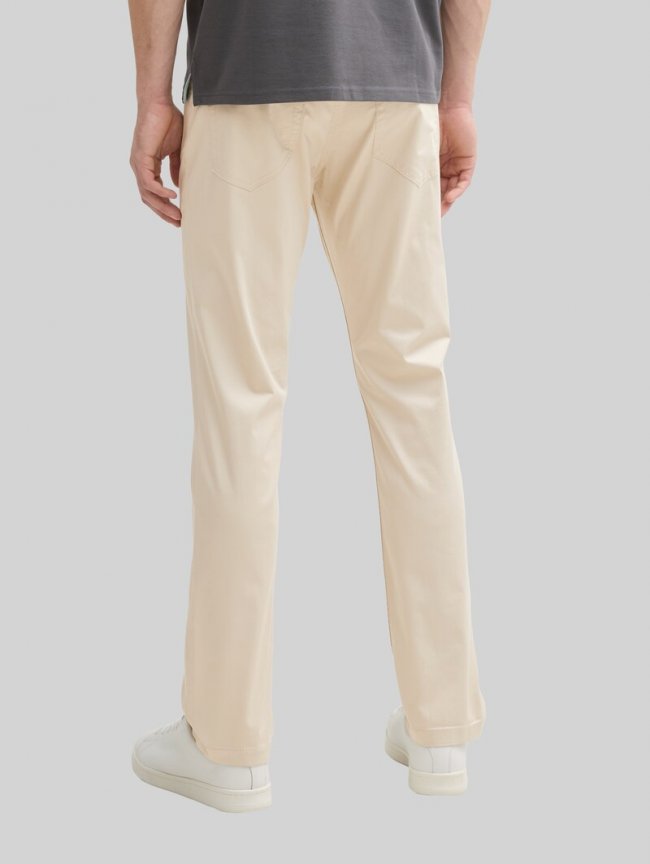 Tom Tailor TTJOSH Regular Slim Ultralight Hose - Light Cashew Beige Tom Tailor TTJOSH Regular Slim Ultralight Hose - Light Cashew Beige