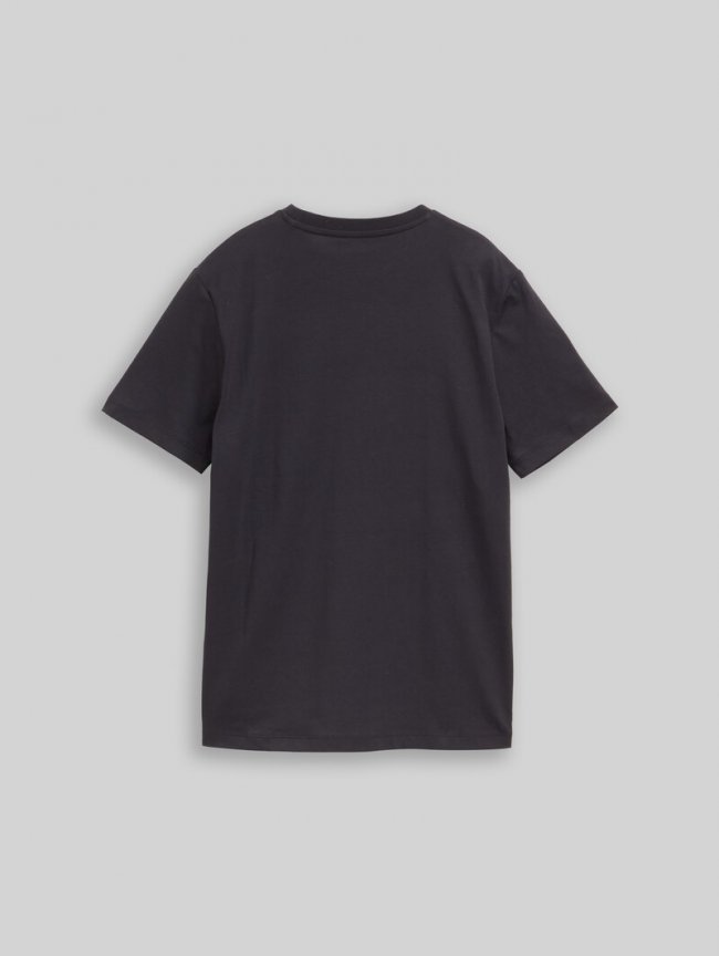 Tom Tailor T-Shirt mit Print - Coal Grey Tom Tailor T-Shirt mit Print - Coal Grey