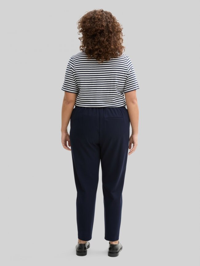 Tom Tailor Plus Size - Loose Fit Hose - Sky Captain Blue Tom Tailor Plus Size - Loose Fit Hose - Sky Captain Blue