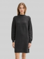 Tom Tailor Strickkleid mit Stehkragen - Shale Grey Melange Tom Tailor Strickkleid mit Stehkragen - Shale Grey Melange