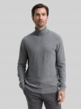 Tom Tailor Rollkragenpullover mit Kaschmir-Anteil - Classic Dark Grey Melange Tom Tailor Rollkragenpullover mit Kaschmir-Anteil - Classic Dark Grey Melange