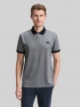 Tom Tailor Piqué Poloshirt mit Stretch - Navy Two Tone Pique Tom Tailor Piqué Poloshirt mit Stretch - Navy Two Tone Pique