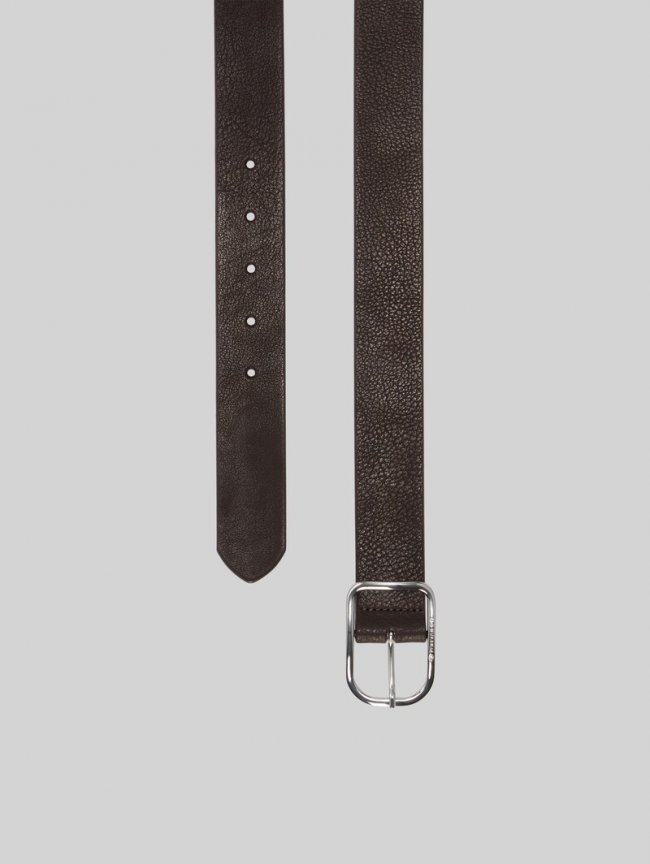 Tom Tailor TTHELEN Ledergürtel mit abgerundeter Dornschließe - Brown Uni Tom Tailor TTHELEN Ledergürtel mit abgerundeter Dornschließe - Brown Uni