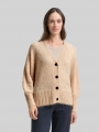 Tom Tailor Oversize Cardigan mit Wollanteil - Sand Stone Beige Melange Tom Tailor Oversize Cardigan mit Wollanteil - Sand Stone Beige Melange