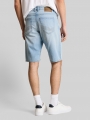Tom Tailor TTMARVIN STRAIGHT Ultralight Jeans Shorts - Used Bleached Blue Denim Tom Tailor TTMARVIN STRAIGHT Ultralight Jeans Shorts - Used Bleached Blue Denim