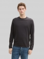 Tom Tailor Softtouch Strickpullover mit Seide - Tarmac Grey Tom Tailor Softtouch Strickpullover mit Seide - Tarmac Grey