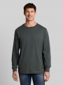 Tom Tailor Basic Langarmshirt aus Baumwolle - Darkest Olive Tom Tailor Basic Langarmshirt aus Baumwolle - Darkest Olive