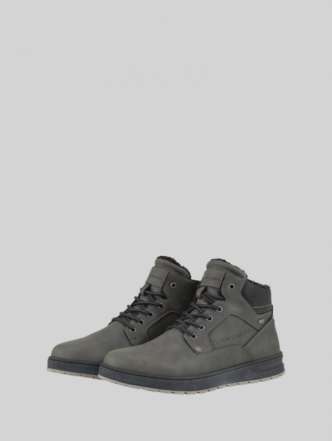 Tom Tailor Wasserfeste Boots mit Fütterung - Coal Tom Tailor Wasserfeste Boots mit Fütterung - Coal