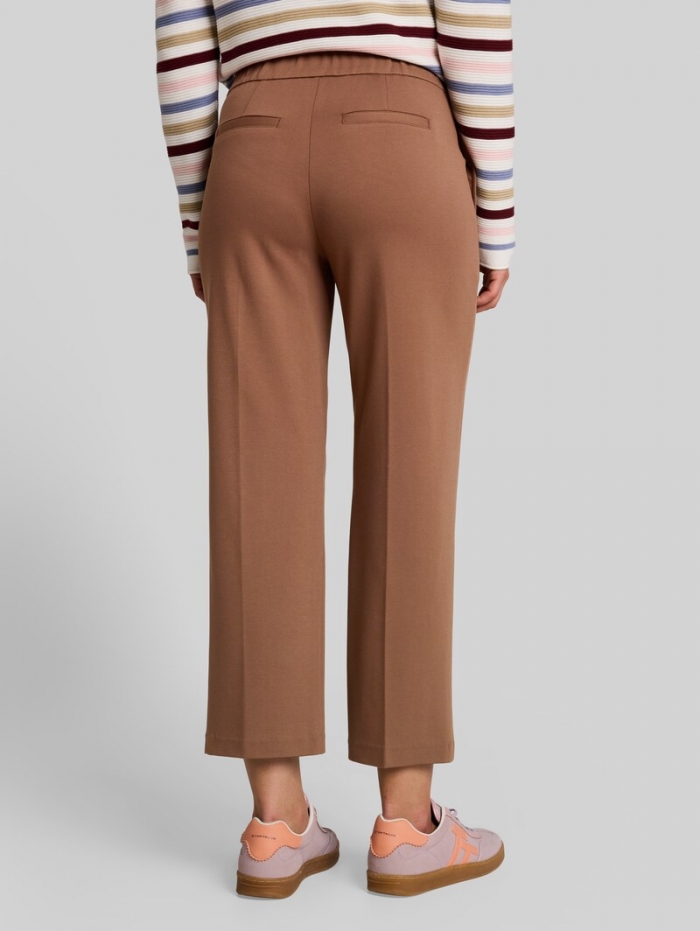 Tom Tailor Cropped Straight Hose mit Gürtel - Camel Tom Tailor Cropped Straight Hose mit Gürtel - Camel