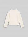 Tom Tailor Strickpullover mit Herz-Motiv - Gardenia White Tom Tailor Strickpullover mit Herz-Motiv - Gardenia White
