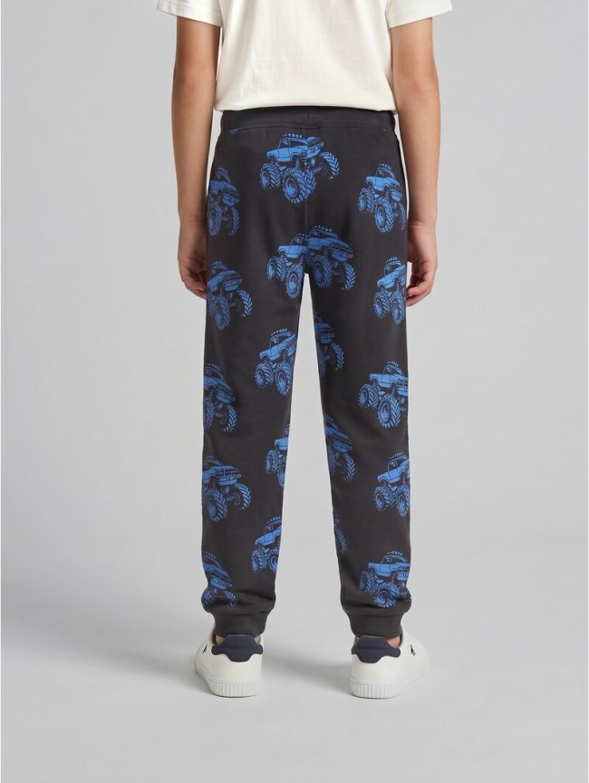 Tom Tailor Basic Jogginghose mit Muster - Grey Blue Monster Truck Design Tom Tailor Basic Jogginghose mit Muster - Grey Blue Monster Truck Design