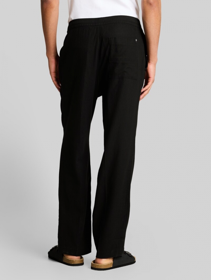Tom Tailor TTLOOSE Hose mit Leinenanteil - Black Tom Tailor TTLOOSE Hose mit Leinenanteil - Black
