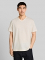 Tom Tailor T-Shirt aus Baumwolle - Gardenia White Tom Tailor T-Shirt aus Baumwolle - Gardenia White