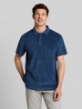 Tom Tailor Poloshirt aus Frottee - Dark Duck Blue Tom Tailor Poloshirt aus Frottee - Dark Duck Blue