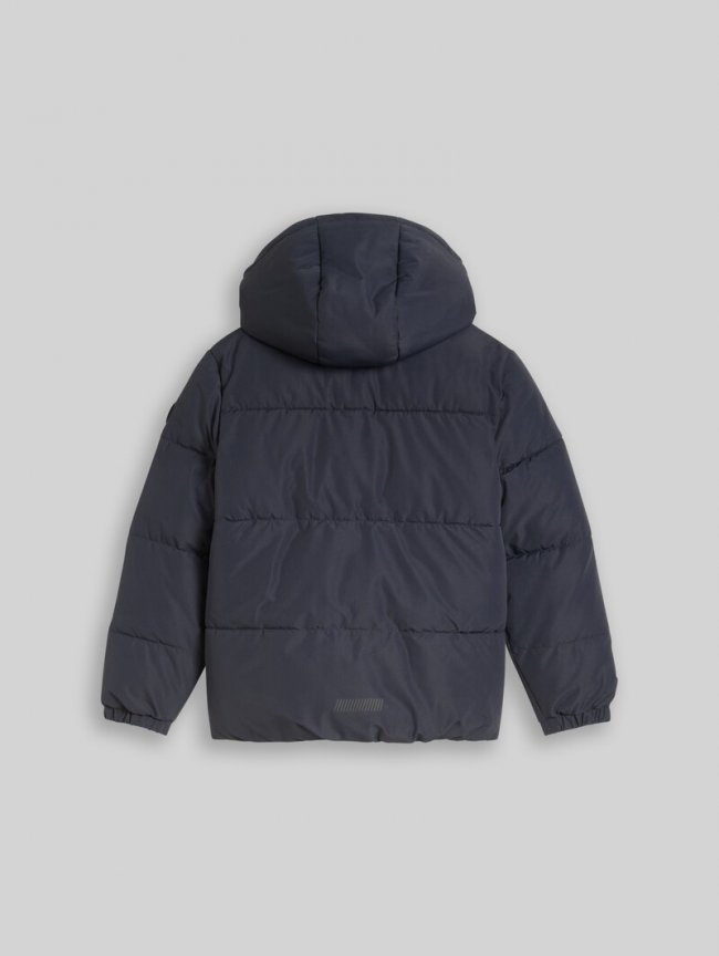 Tom Tailor Puffer-Jacke mit abnehmbarer Kapuze - Sky Captain Blue Tom Tailor Puffer-Jacke mit abnehmbarer Kapuze - Sky Captain Blue
