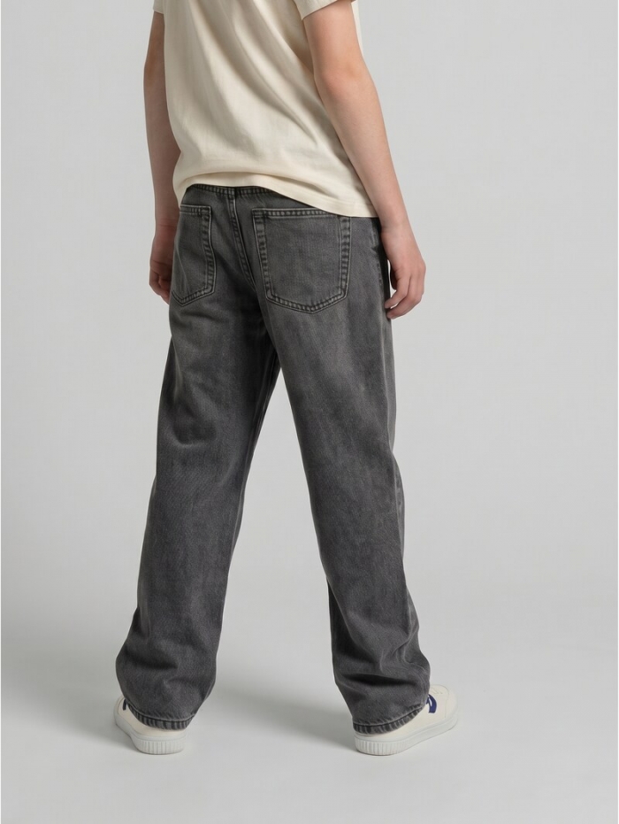 Tom Tailor Baggy Fit Jeans - Used Mid Stone Grey Denim Tom Tailor Baggy Fit Jeans - Used Mid Stone Grey Denim