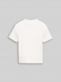 Tom Tailor Cropped T-Shirt mit Rippstruktur - Whisper White Tom Tailor Cropped T-Shirt mit Rippstruktur - Whisper White