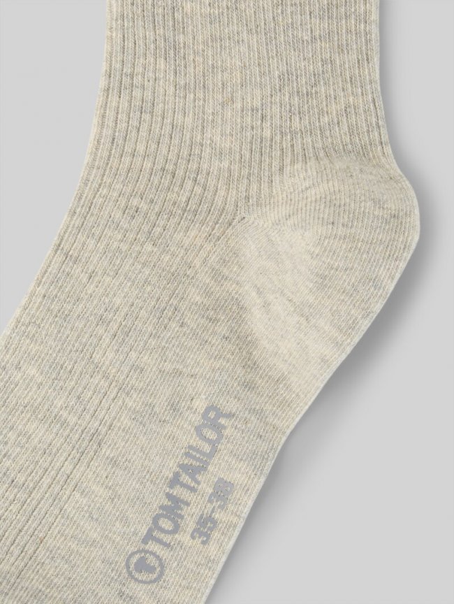 Tom Tailor Socken im 2er-Pack - Light Grey Melange Tom Tailor Socken im 2er-Pack - Light Grey Melange