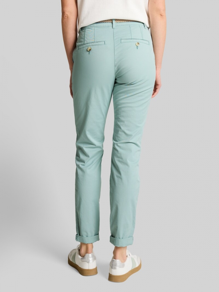 Tom Tailor Slim Chino Hose mit Gürtel - Blue Haze Tom Tailor Slim Chino Hose mit Gürtel - Blue Haze