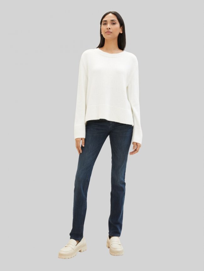 Tom Tailor TTALEXA SLIM Jeans - Dark Stone Wash Denim Tom Tailor TTALEXA SLIM Jeans - Dark Stone Wash Denim