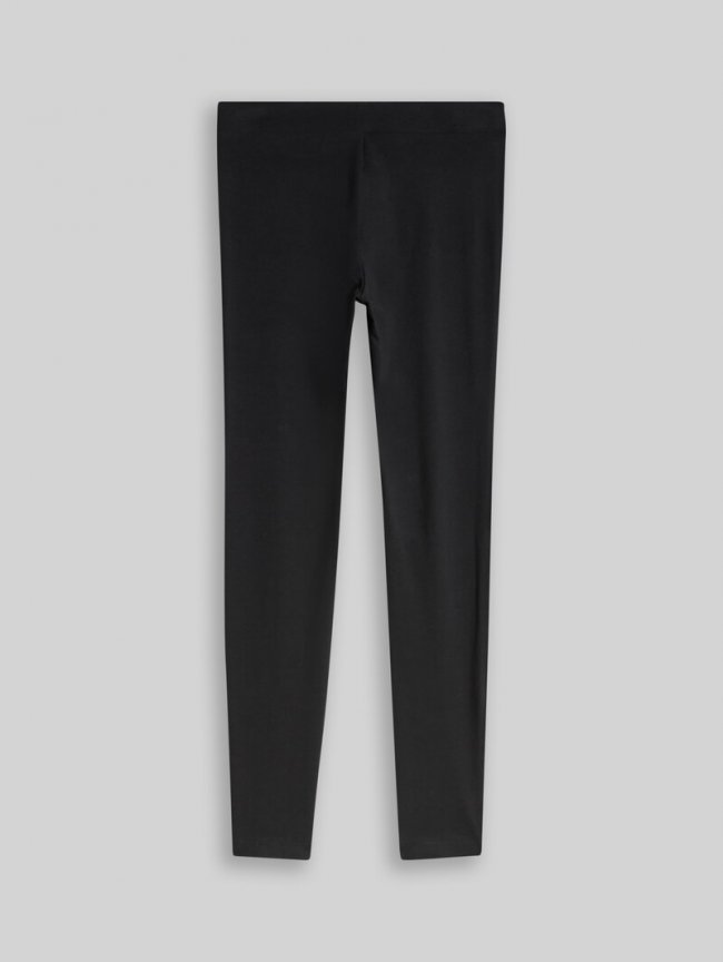 Tom Tailor Basic Leggings - Heavy Black Tom Tailor Basic Leggings - Heavy Black