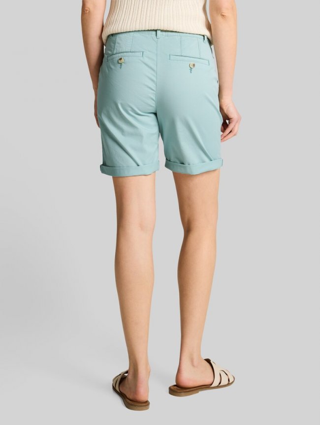 Tom Tailor Chino Bermuda Shorts mit Gürtel - Blue Haze Tom Tailor Chino Bermuda Shorts mit Gürtel - Blue Haze