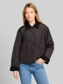 Tom Tailor Übergangjacke mit Cord-Kragen - Coal Mine Grey Tom Tailor Übergangjacke mit Cord-Kragen - Coal Mine Grey
