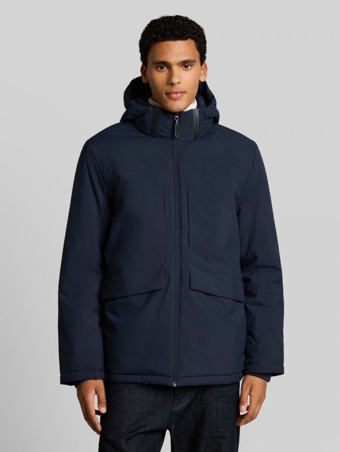 Tom Tailor Relaxed Fit Funktionsjacke mit abnehmbarer Kapuze - Sky Captain Blue Tom Tailor Relaxed Fit Funktionsjacke mit abnehmbarer Kapuze - Sky Captain Blue