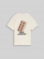 Tom Tailor Oversize T-Shirt mit Foto-Print - Wool White