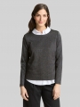 Tom Tailor Langarmshirt mit Glitzer-Effekt - Glitter Fabric Tom Tailor Langarmshirt mit Glitzer-Effekt - Glitter Fabric